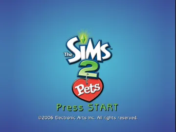 Sims 2, The - Pets screen shot title